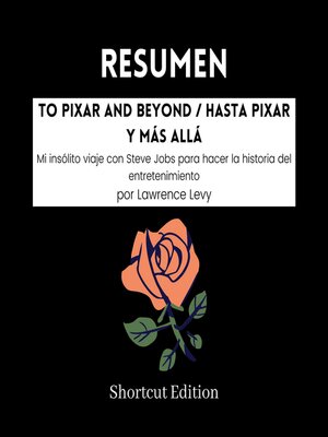cover image of RESUMEN--To Pixar and Beyond / Hasta Pixar y más allá